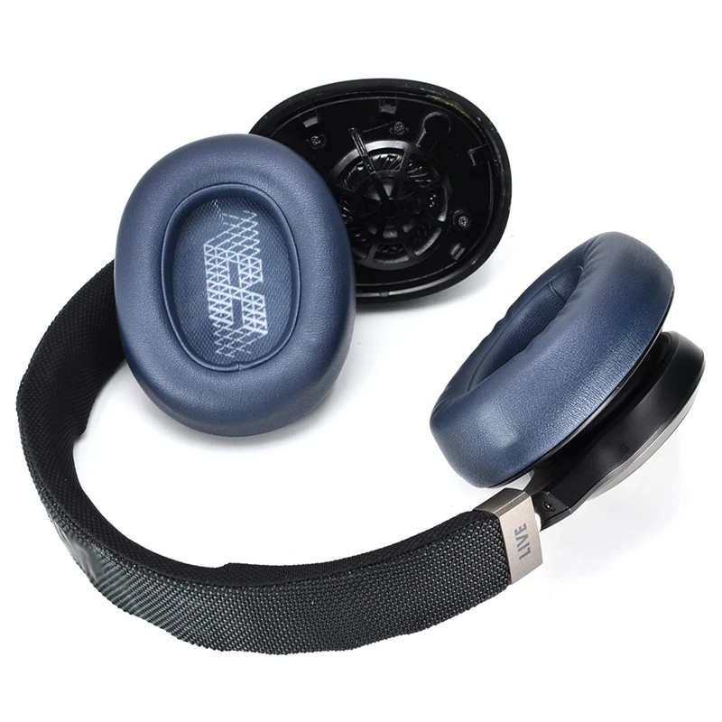 Substituição Ear Pads para JBL Headphones, Earmuffs confortáveis, almofadas E65BTNC, Dual NC, LIVE 650, 660BTNC