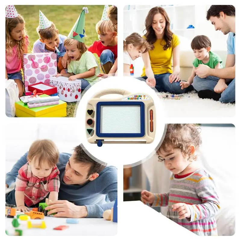 Portable Magnetic Drawing Board Large  Doodle Mat Preschool Learning Activities Travel Toy Painting Doodle Pad For Road Trips