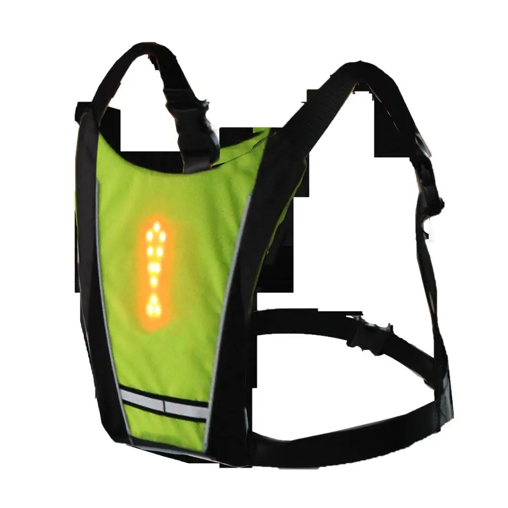 

LED Wireless Safety Turn Signal Light Vest for Bicycle Riding Night Warning Guiding Light