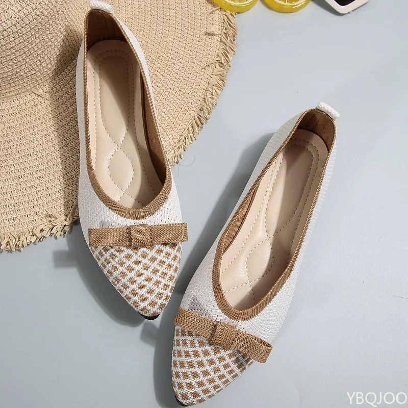 المرأة الجديدة الفم الضحلة تنوعا الأحذية المسطحة ربيع الخريف أزياء لينة أسفل بسيطة مريحة واحدة الأحذية
