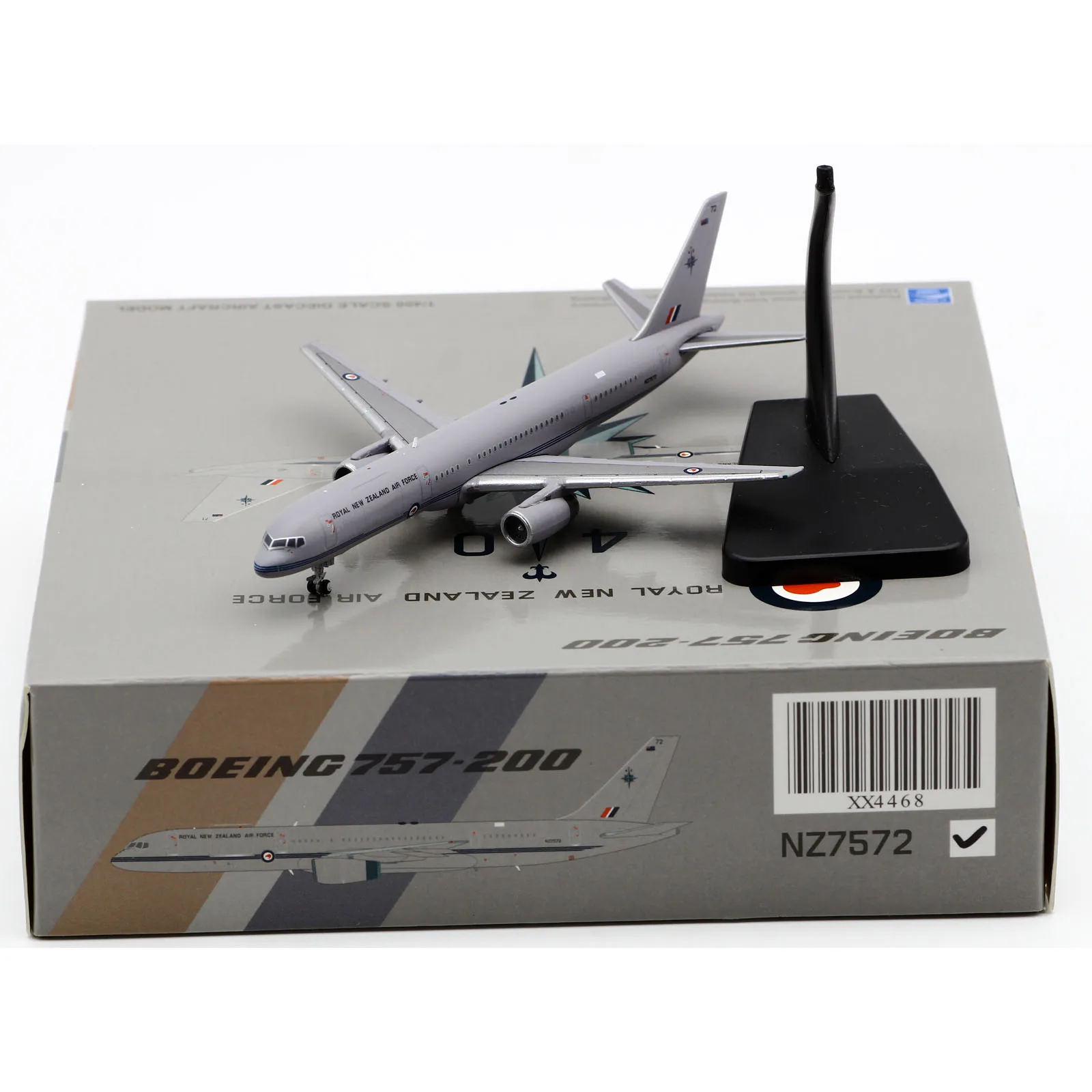 

XX4468 Alloy Collectible Plane Gift JC Wings 1:400 Royal New Zealand Air Force Boeing B757-200 Diecast Aircraft Jet Model NZ7572