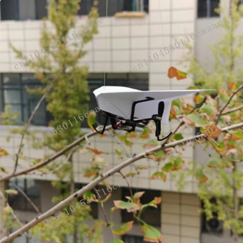 Remote control paper airplane A4 paper folding airplane children's  can fly remote control model aircraft teaching tool