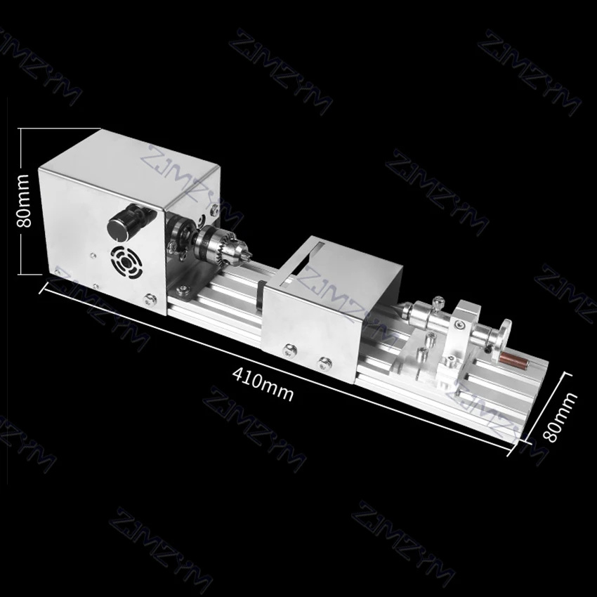 Imagem -03 - Máquina Lustrada Portátil Multifuncional do Torno Pequeno dos Grânulos do Agregado Familiar do Mini-torno 110v 220v 300w 0.36.5 mm 50010000r