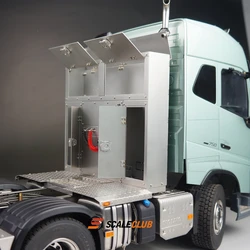 Scaleclub Model 1/14 ciężarówka z przyczepą uniwersalna skrzynka na sprzęt do Tamiya Oka Lesu dla Scania Man Actros Volvo części samochodowe