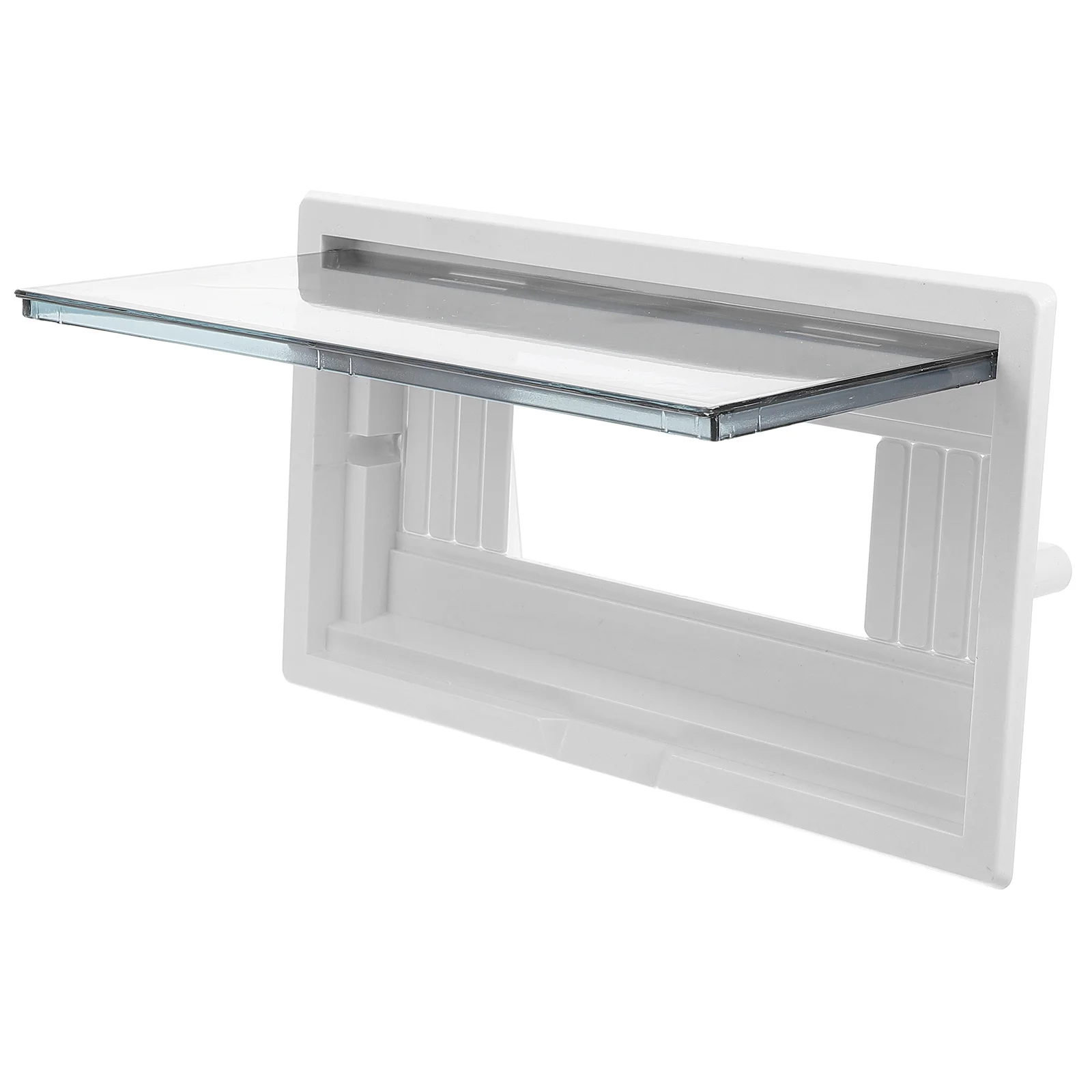 

Power Distribution Box Panel Electric Circuit Breaker Cover with High Impact Plastic Construction for Home Office Industrial Use