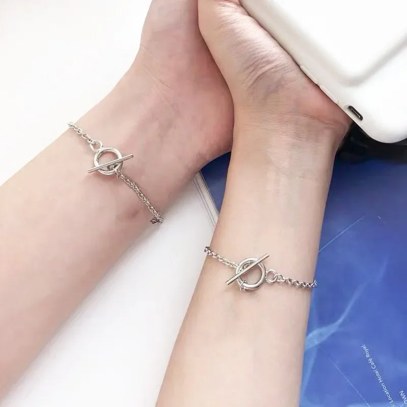 

Fashion Stainless Steel Bracelets High-quality Bracelets Minimalist Design OT Buckle Chain Non-fading Women Jewelry Party Gifts