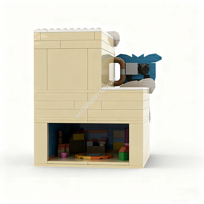 1829 個 MOC クラブペンギンプラザモデルビルディングブロックおもちゃクリエイティブ建築クラフト教育クリスマスギフト