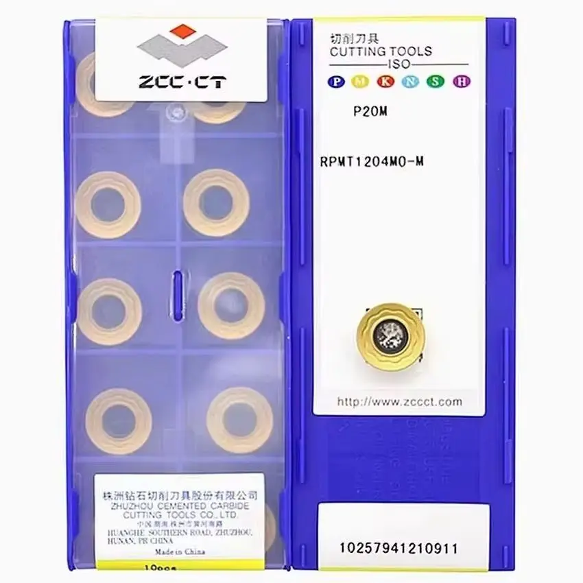 

RPMT1204MO-M P20M/RPMT1204MO-M P20T/RPMT1204MO-M YBS303 YBG205H/RPMT1204MO-MM P20M YBG205H ZCC.CT CNC blade tool carbide inserts