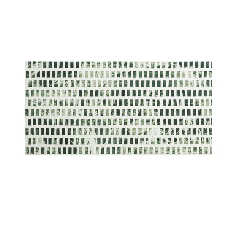 Retro green plaid terrazzo 600X1200 floor tiles, courtyard tiles, villa living room wall tiles