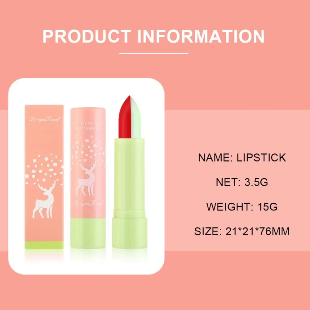 Long Lasting Color Changing Lipstick 4 Colors Macaron Single Double Color Lip Gloss Two-tone Non-stick Cup Lip Glaze Tint