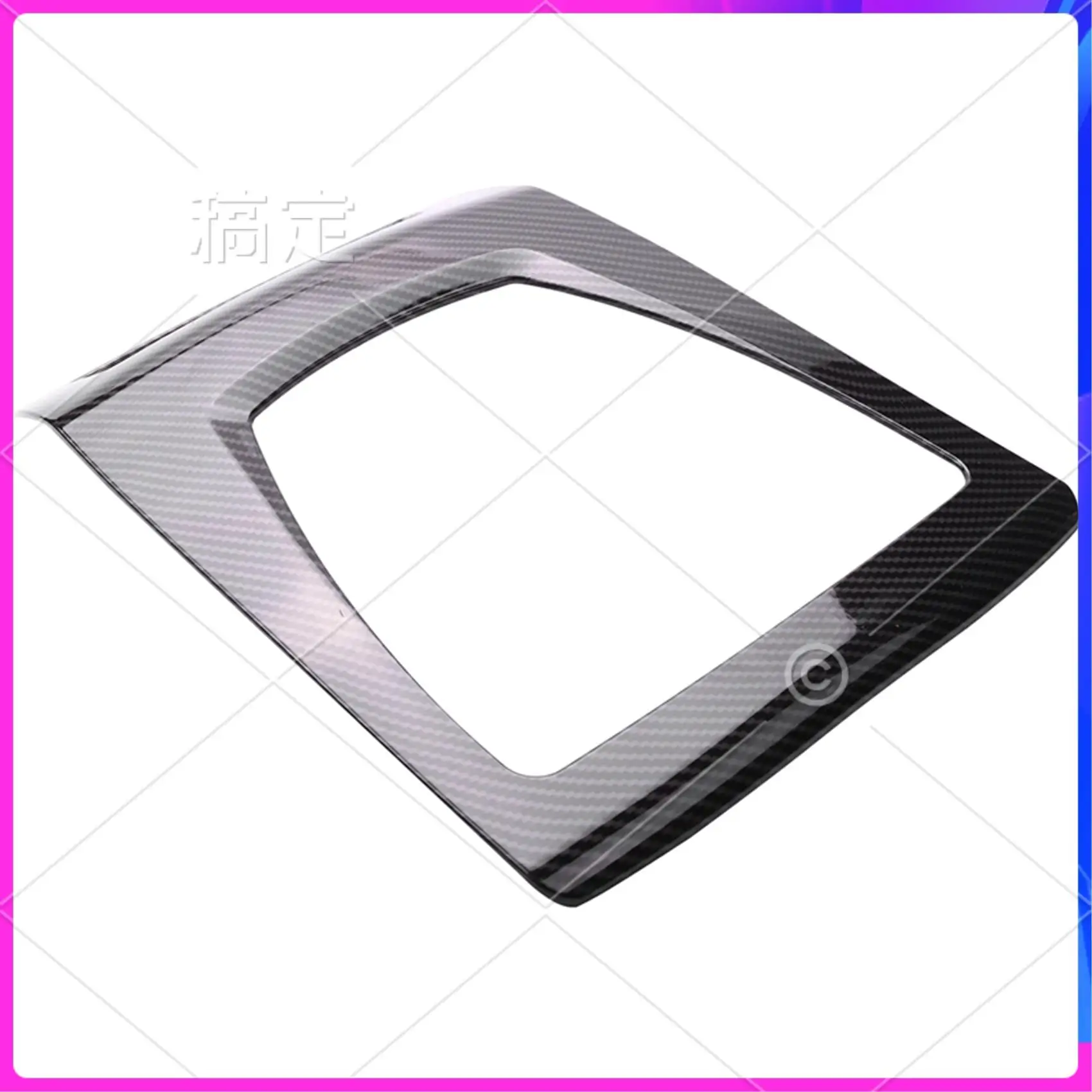 

NEW-Car Styling Carbon Fiber Front Reading Light Decoration Panel Cover Sticker Trim For BMW 5 Series F10 F18 Auto Accessories