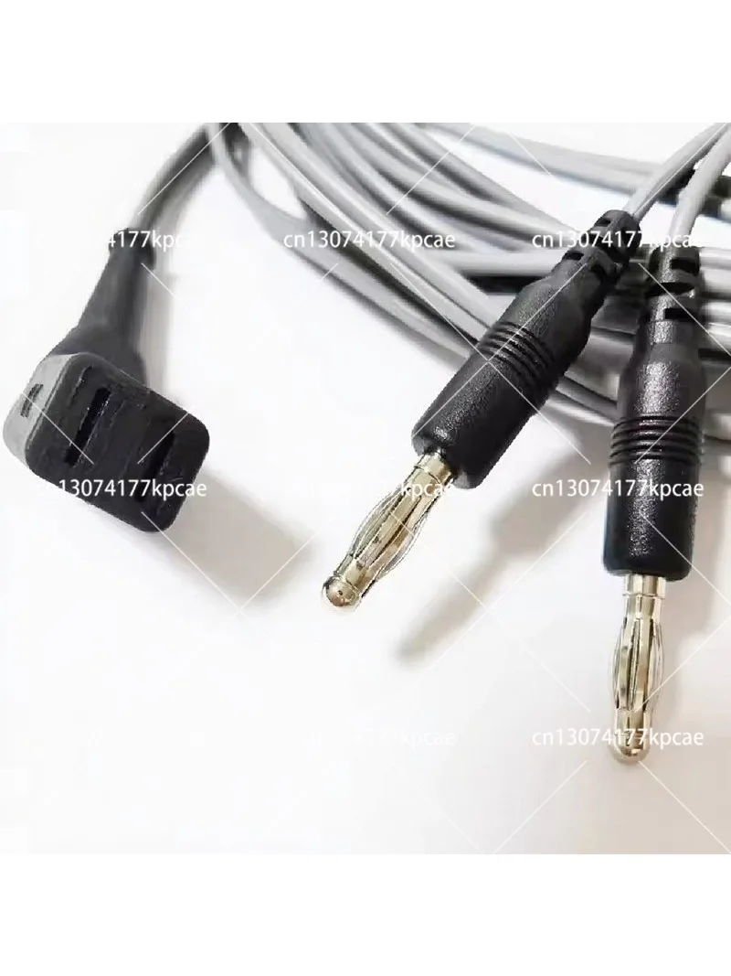 Bipolar Electrocoagulation Forceps Cable Silicone Wire Compatible with AESCULAP MARTIN, Dual 4.0mm Male Connector, 3m Length