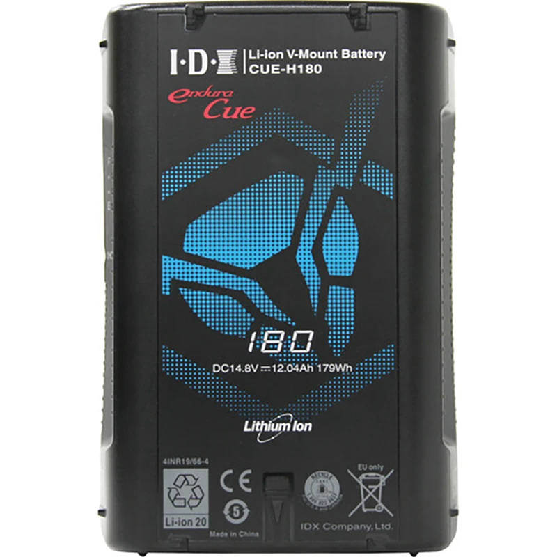 IDX CUE-H90 90Wh CUE-H135 135Wh CUE-H180 180Wh Li-Ion V-Mount Battery Compact Li-Ion V-Mount Battery VL-2CH VL-4X Charger