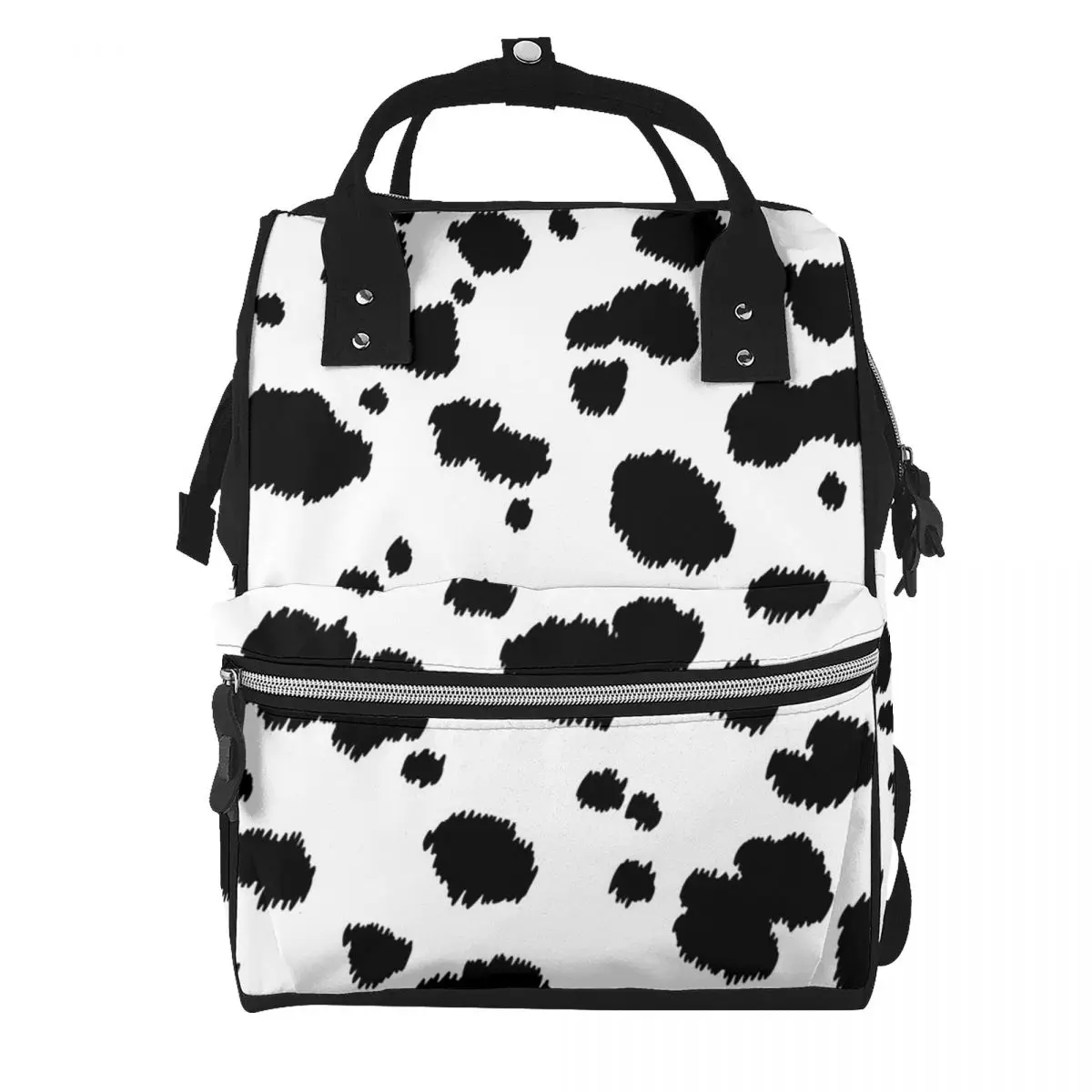 Dalmatian Dog Texture Student Backpack School Bag Hiking Travel Daypack for Men Women Bookbag Shoulder Bags