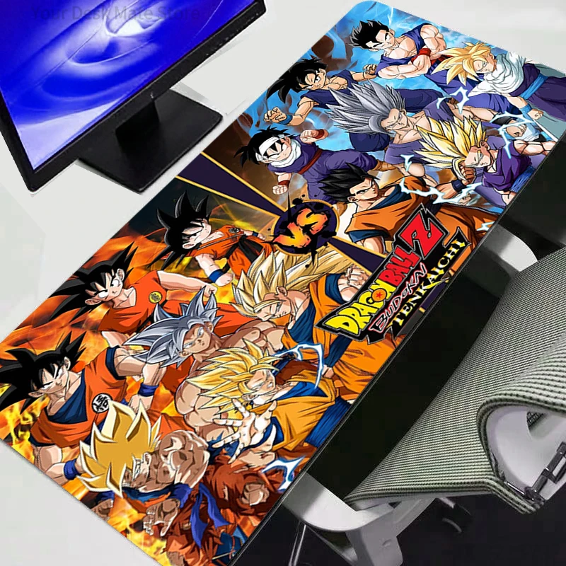 Mauspad Dragon Ball Z DBZ Professional E-Sports Gamers Speed ​​PC Gaming Gummi Tastatur Notebook Schreibtischunterlage Mousepad 800X300
