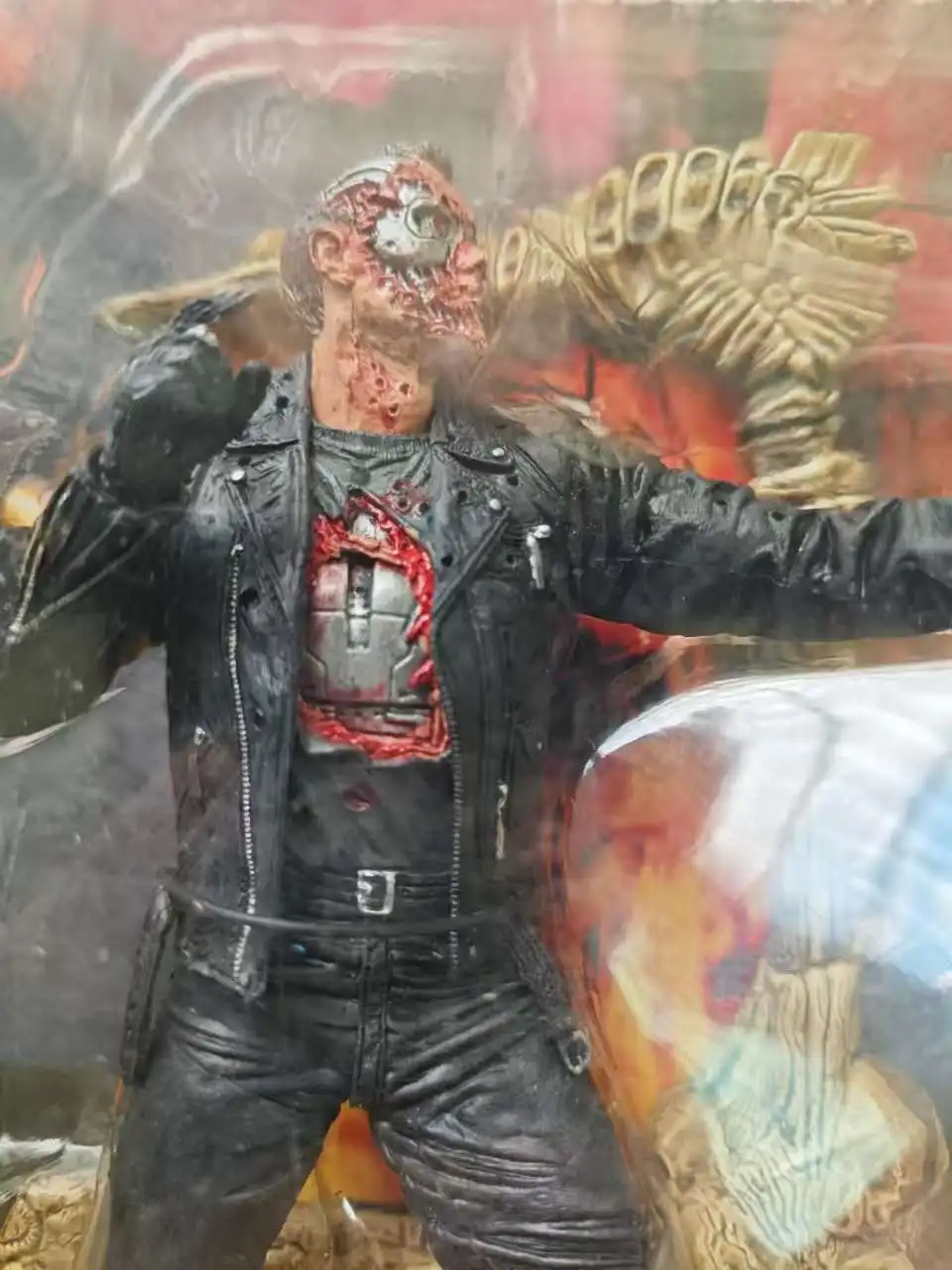 2001 McFarlane T-800 Series 4 Terminator 2 T2 Action Figure Movie Maniacs Arnold Schwarzenegger Rare Vintage