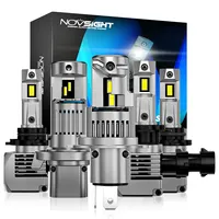 NOVSIGHT H7 Super Bright Lamps H4 LED H11 H8 H9 9005 HB3 9006 HB4 H1 90W 20000LM 6500K 12V Canbus Mini Size Car Headlight Bulbs