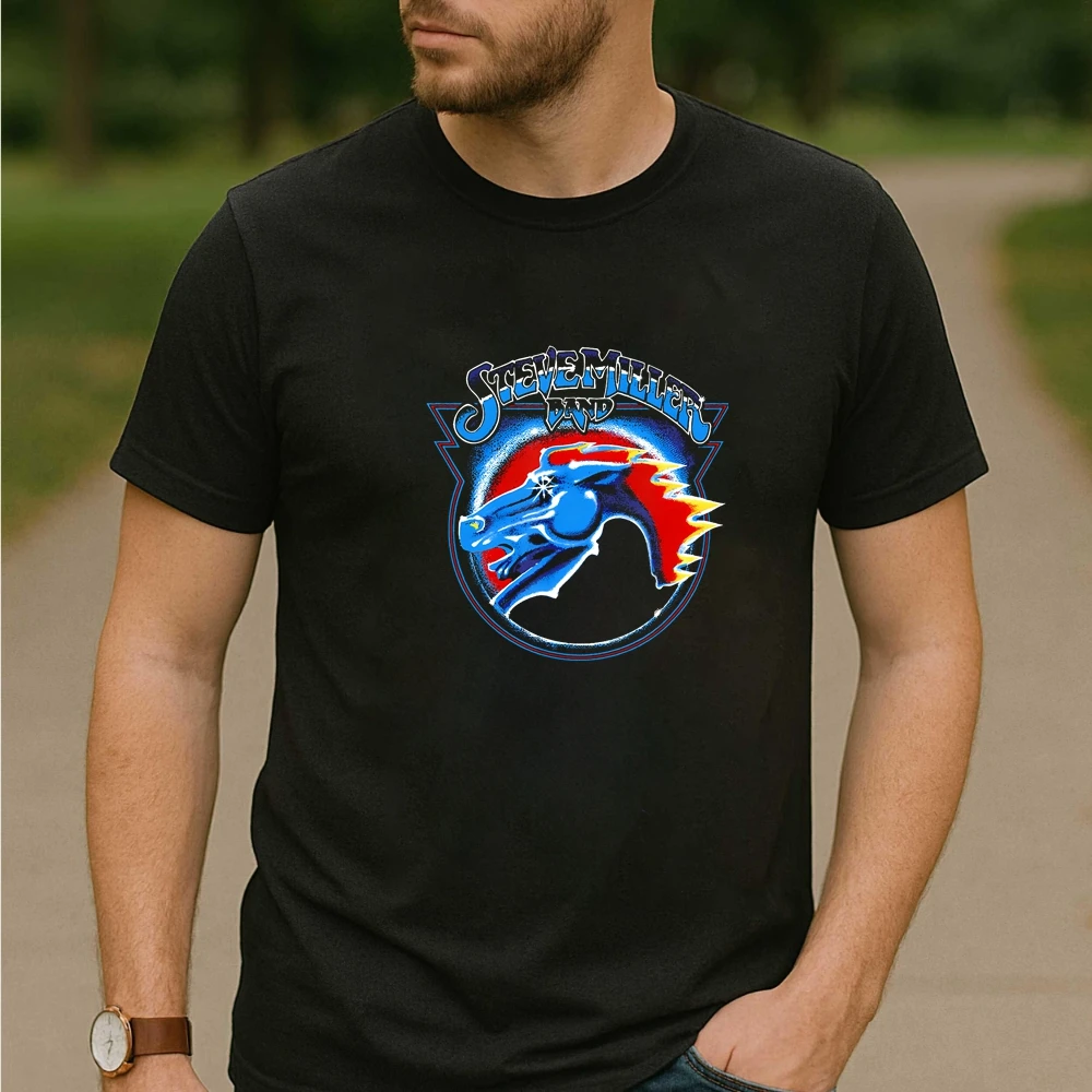 Men's T-shirts and Tank Tops - Steve Miller Band Summer Short-Sleeved Men's and Women's Comfortable T-Shirts