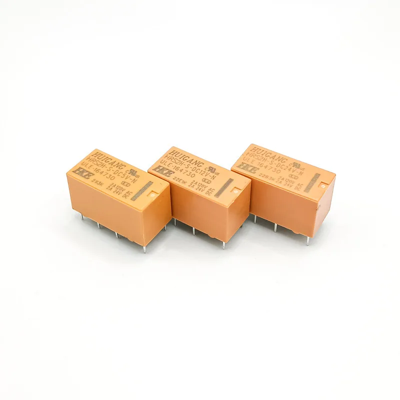 10PCS/Lot Relay HRS2H-S-DC12V-N HRS2H-S-DC5V-N 24V Spot 2 open 2 close 2A