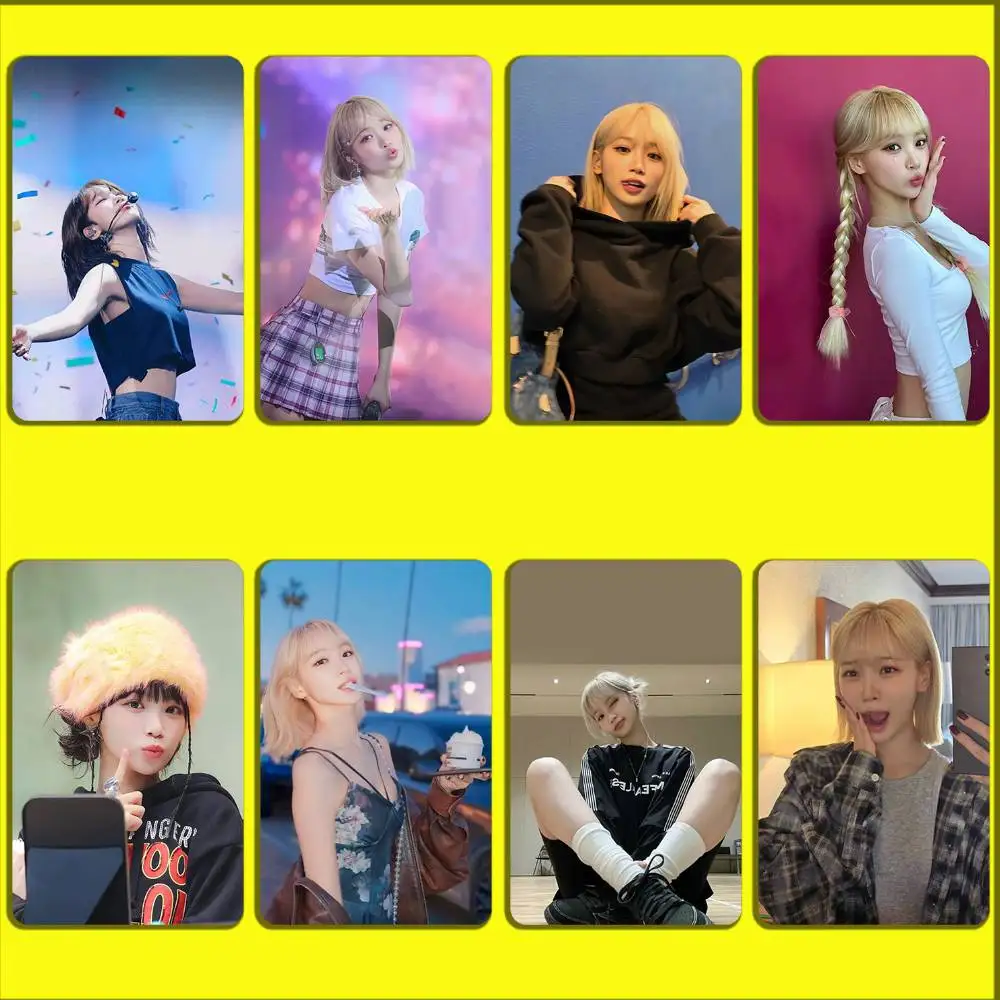 

Kim C-Chaewon C-Chae Won Card Stickers For Debit Bank Credit Cards Metro Bus Pass Sticker Decoration Cover 4PCS Card Skin
