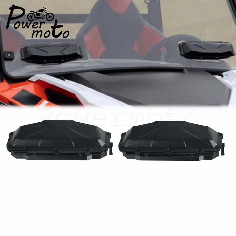 Unviersal UTV Windscreen Defrost Defog Windshield Air Vent Kit For Polaris RZR XP Can-Am John Deere Kubota RTV Kawasaki Yamaha