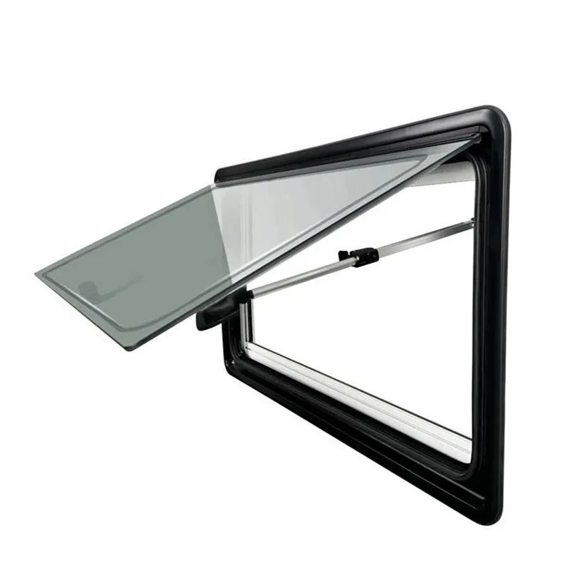Double-layer window modification accessories stepless support rod large angle opening with sunshade y