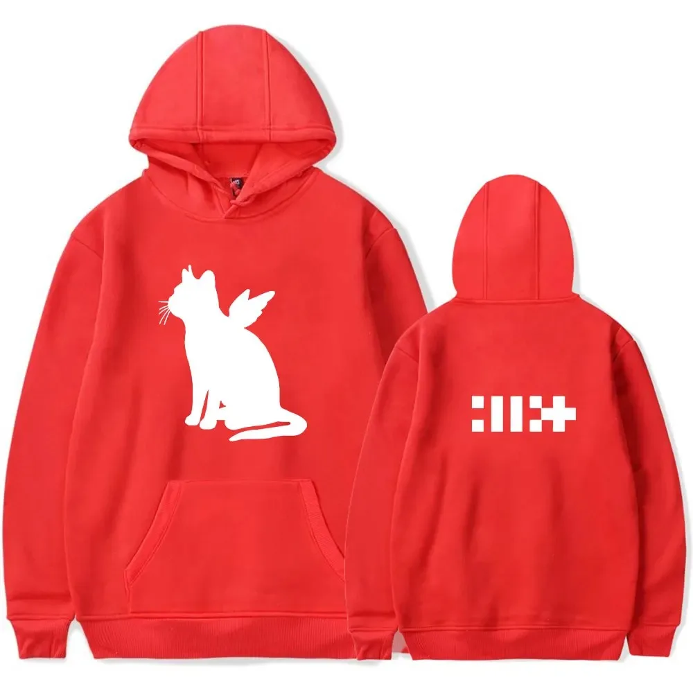ILLIT merch kpop music Hooded Drawstring Pocket Sweatshirt  Hoodies Unisex  Oversized Casual Print High-end Luxury hot product