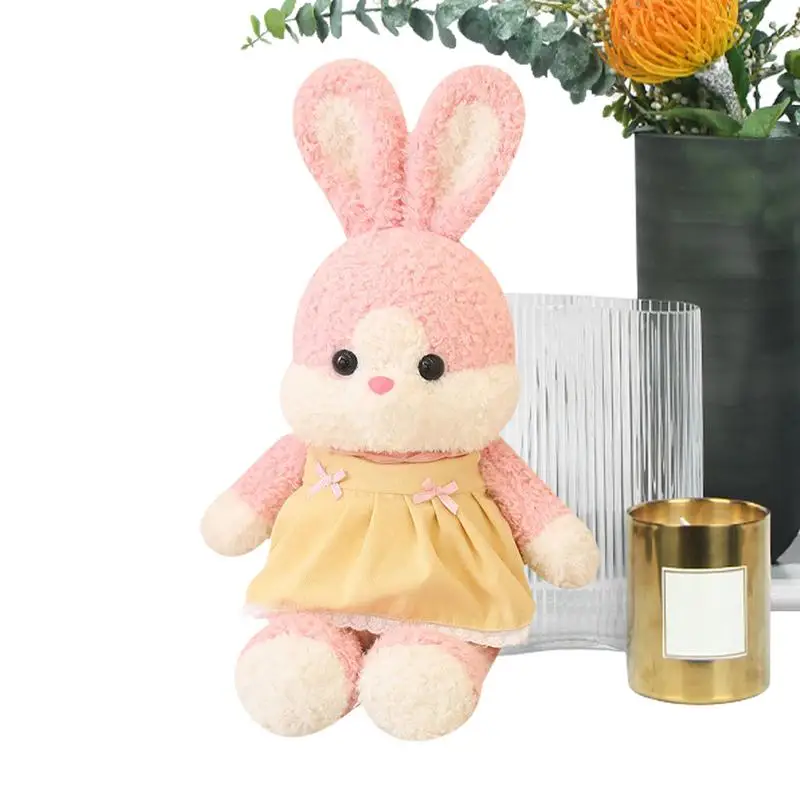 Bunny Knuffels Zacht Pluche Dierenkussen Knuffelbaar Bunny Speelgoed Sierkussen Slapen Rustgevend Speelgoed Bureau Decor Voor Vakantie Verjaardag