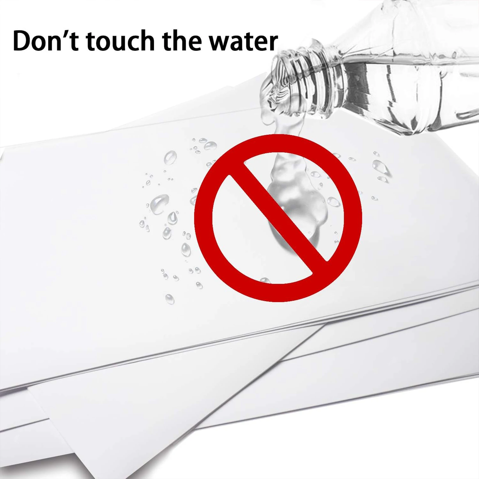 10/20 Sheets A4 Clear Vinyl Sticker Paper Non Waterproof Compatible Inkjet Printing for DIY Personalized Stickers