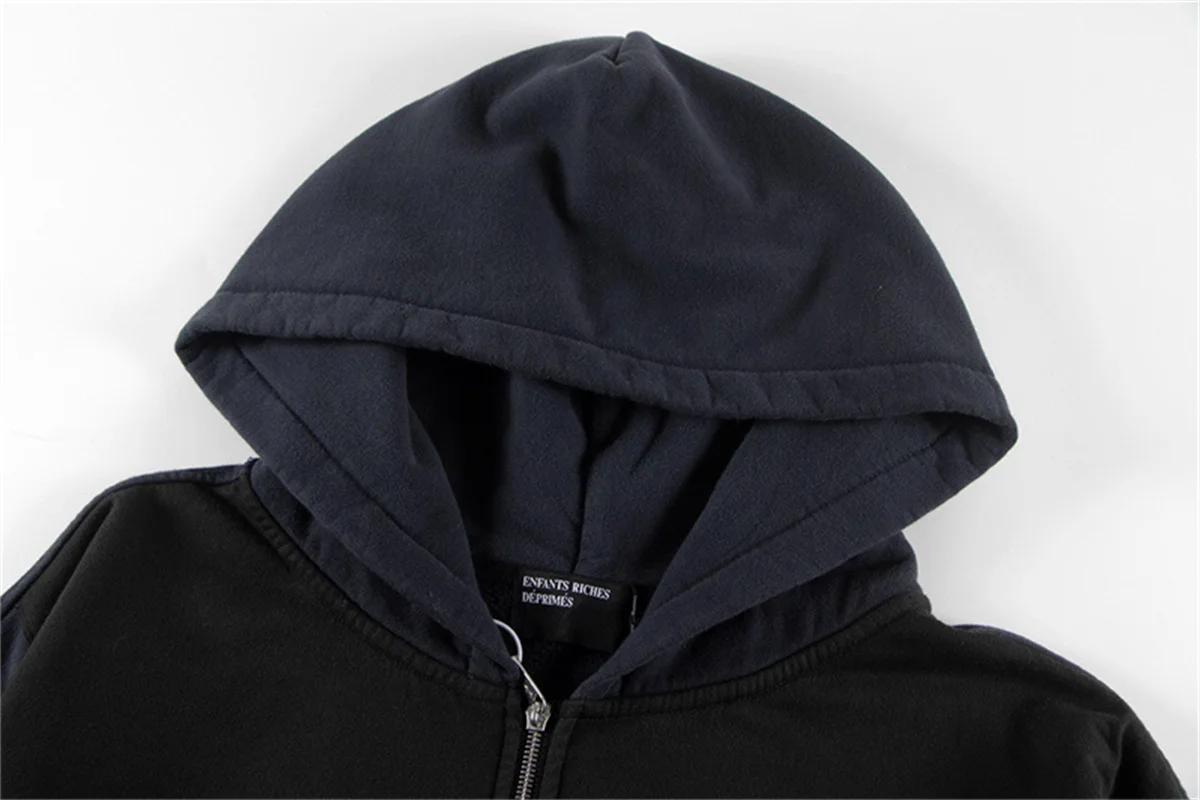 Thick Fabric ERD Zipper Series Hoodie Jacket Men Women High Quality Oversized Versatile Pullovers Top