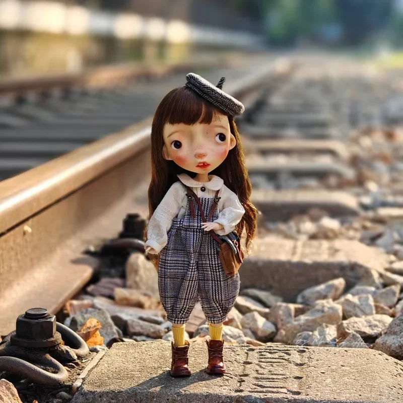 Nuevo 1/6 25cm Bucktooth Girl negro sd muñeca BJD material de muñeca grande DIY resina Premium juguete para niños niña envío gratis desde stock