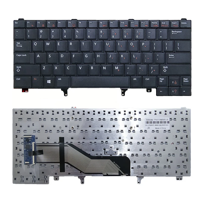 New English Laptop keyboard For DELL E6420 E5420 E5430 E6220 E6320 E6330 E6440 E6430S E6230 E6430 P38G P25G P15G P16G
