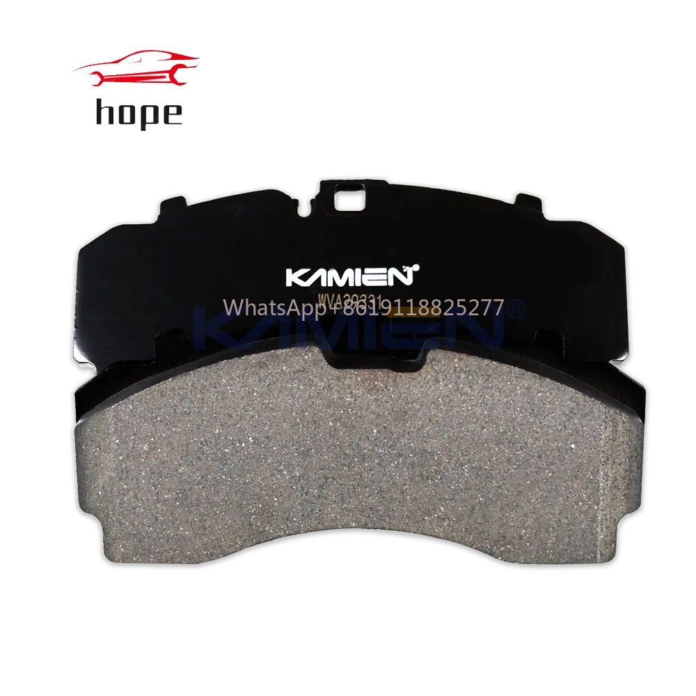 

China Alibaba Supplier WVA29162 Ceramic Truck Brake Pad For Sauer