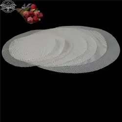 Non-Stick White Silicone Steamer Dim Sum Paper Restaurant Kitchen Under Steamers Mat Kitchen Cooking Tools Accessories