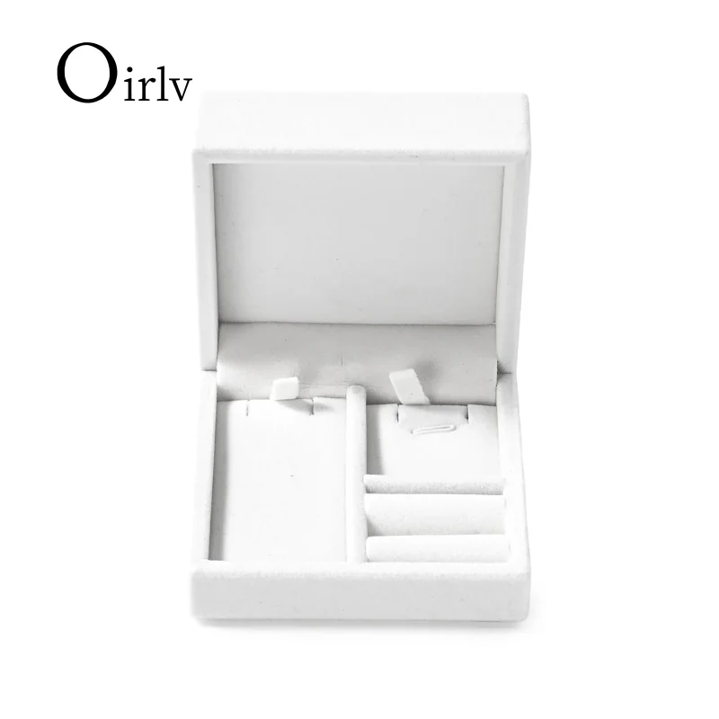

Многофункциональная шкатулка для драгоценностей Oirlv: универсальное хранилище для колец, серег и ожерелий, идеально подходит для организации дома и путешествий.