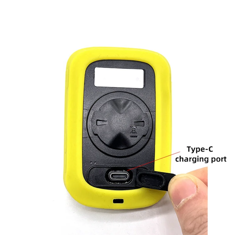 Bike Silicone Protective Cover for IGPSPORT BSC200 Case of GPS Bicycle Computer Protection with Screen Film,Yellow