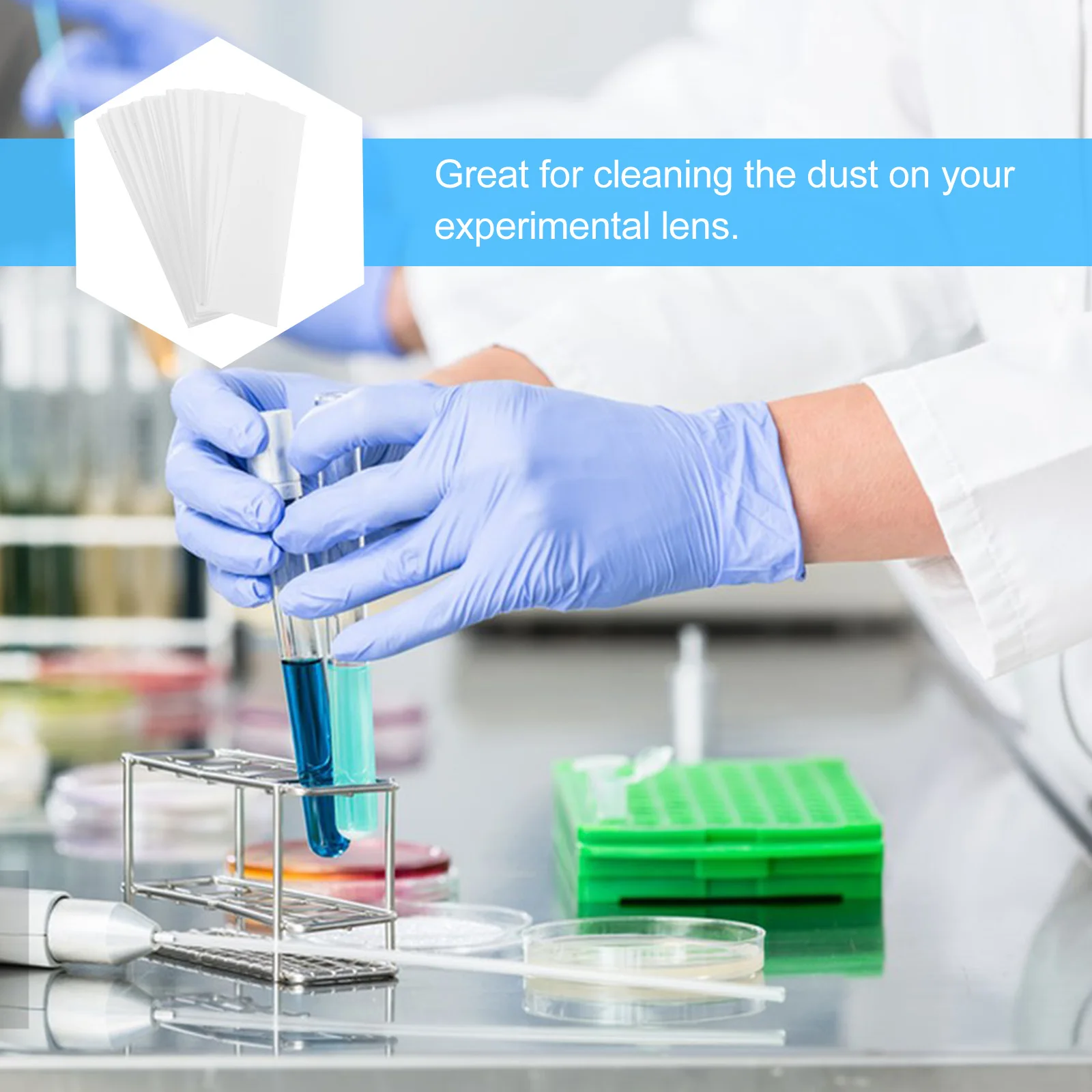 

1 set 500 Sheets Filter Paper Test High Absorbent Laboratory Cleaning Dust Removal Experiment Blotting Microscope Lens