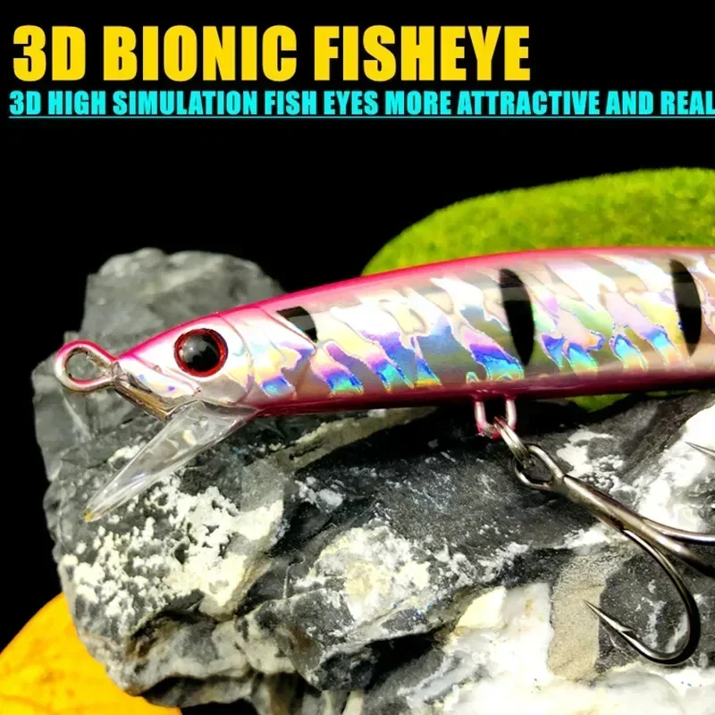 إغراء صيد أسماك البلمة الغارقة GREENSPIDER ، الطعوم الصلبة ، Jerkbait الصب الطويل ، مياه البحر لسمك التونة في البحر ، 36g ، جديد