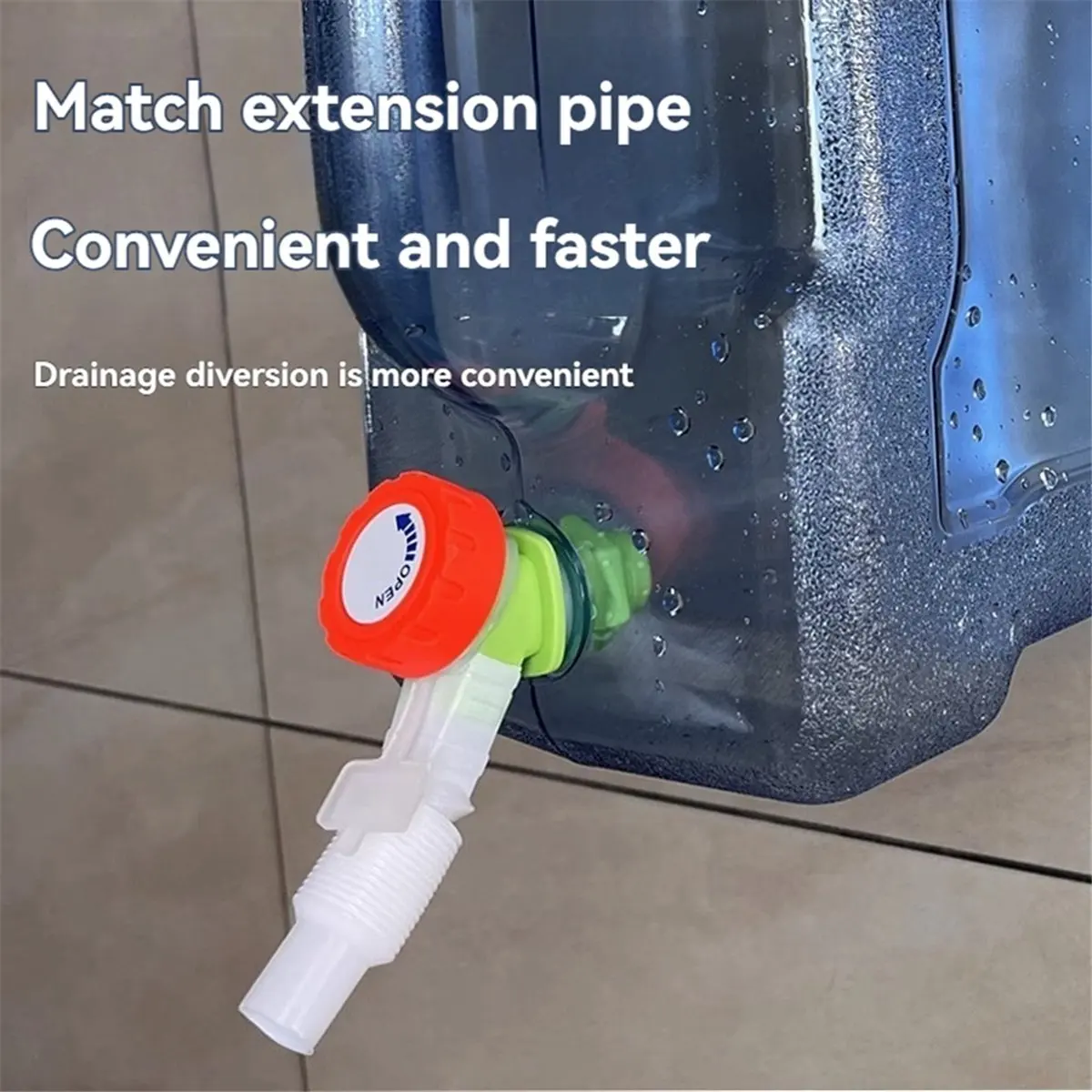 【frki】 Faucet Water Dispenser Beverage Cooler Replacement Faucet Outdoor Faucet Large Diameter Bucket Switch Valve