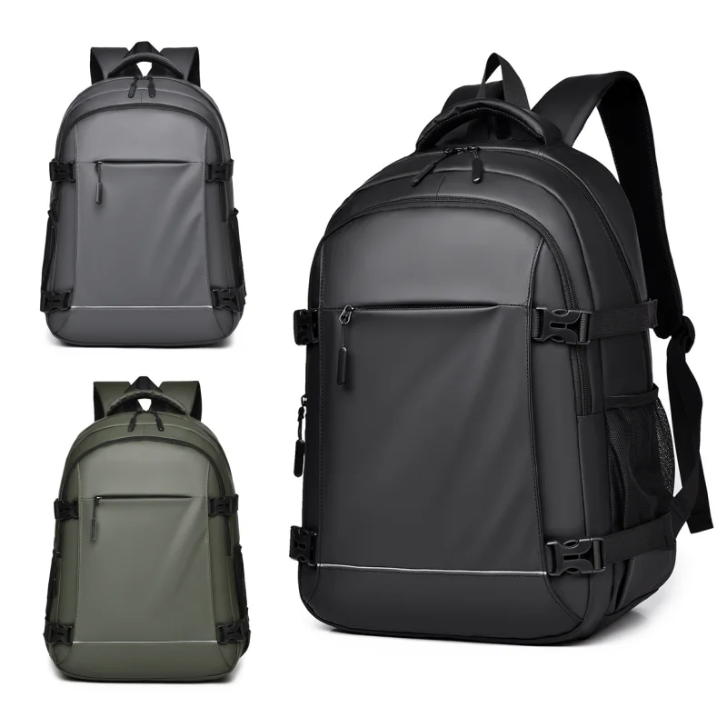 

New Simple and Fashionable Men's Backpack, Multi-functional Short Business Trip Bag, Large-capacity Waterproof Computer Backpack