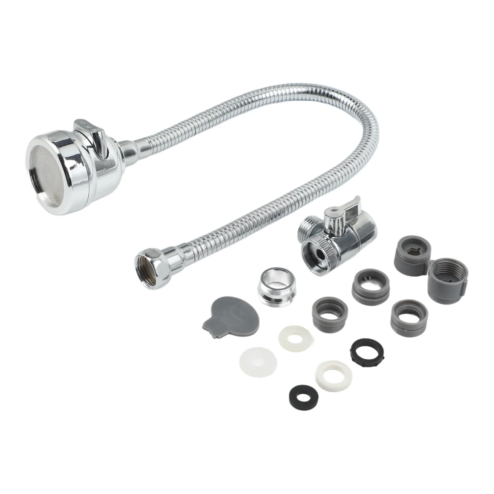 3-speed Functionality Faucet Extender As Shown Adjustable Water Flow Kitchen Sink Accessory For Easy Attachment