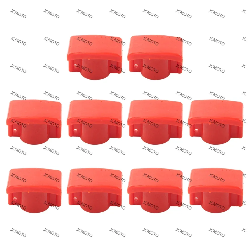 

For Harley Twin Cam Timing Chain Tensioner Shoes Inner+Outer Dealer 2007-2014 Red 10Pcs