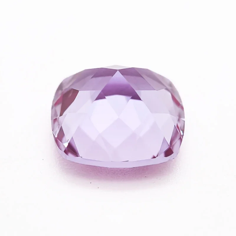 Lab Grown  Alexandrite Square Cushion Shape Change Color Stone Charms for DIY Jewelry Making Extremely Shiny Quality Certificate