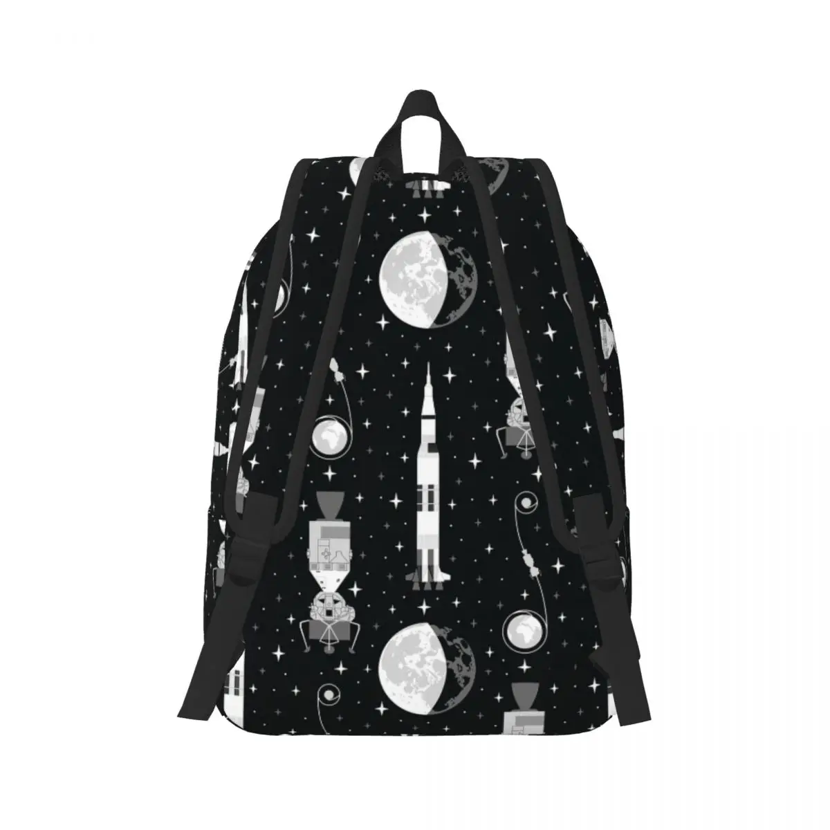 Рюкзак Moon Shot, студенческая сумка для книг для мальчиков и девочек, детская школьная сумка, компьютерные сумки на плечо для мужчин и женщин