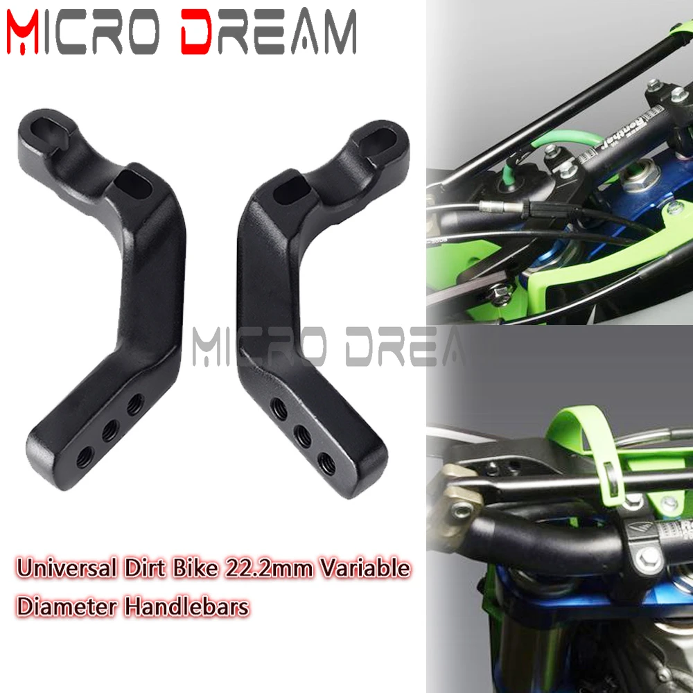 Motorcycle Handguards Clamp Mount Bracket Kit Installation Brackets Universal Dirt Bike 22.2mm Variable Diameter Handlebars