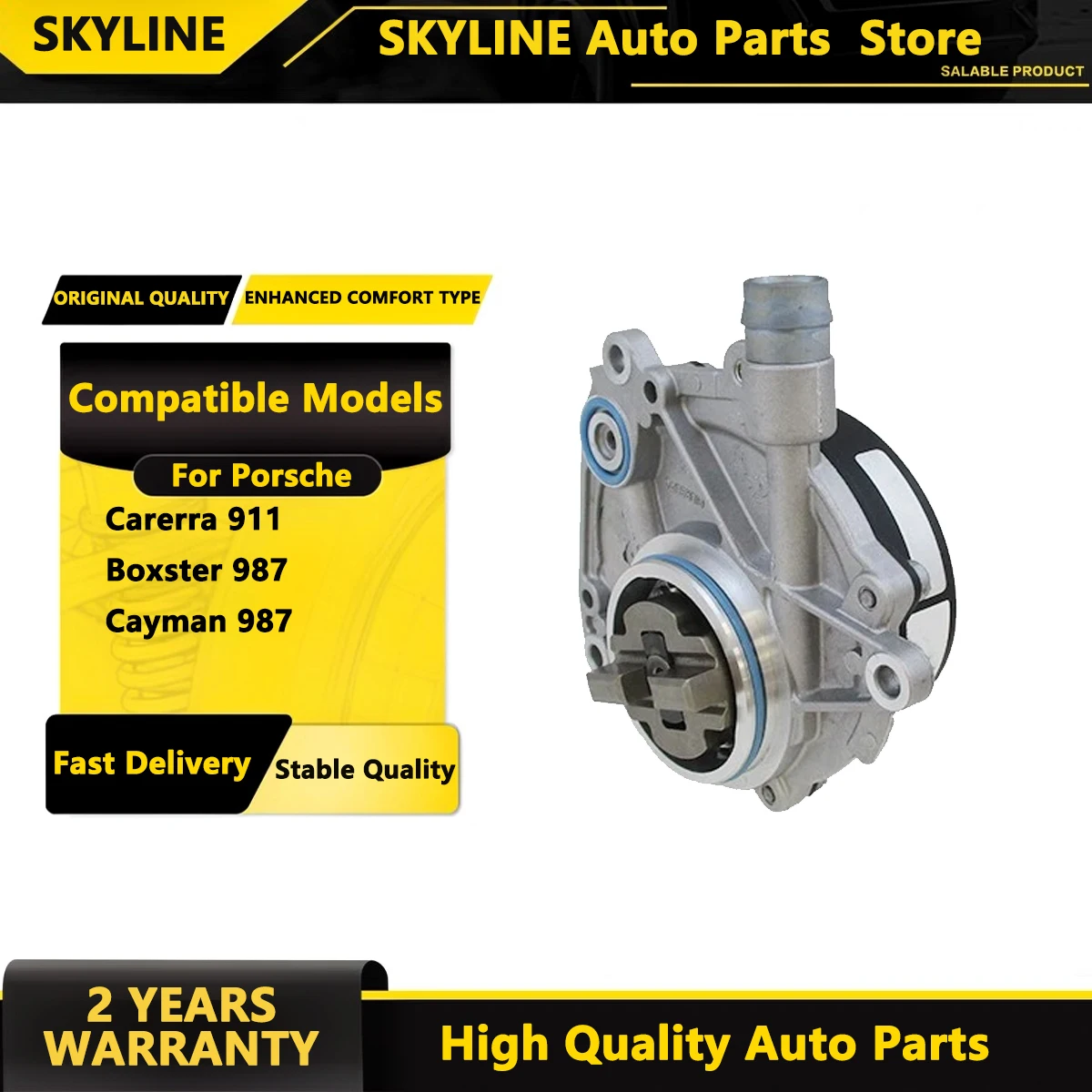 SKYLINE Vacuum Pump For Porsche Boxster Cayman Carerra 3.4 2.9 987 997 9A111009002-