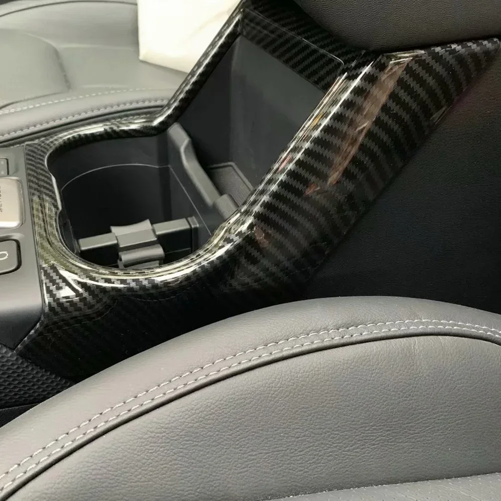 For Subaru Forester SK 2018 2019 2020 Interior Accessories Water Cup Holder Cover Trim Cups Frame Car Panel Decoration Molding