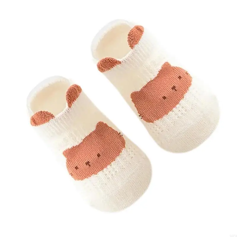 High Elastic Grip Sock Breathable Spring Cotton Socks Anti Skid Soles