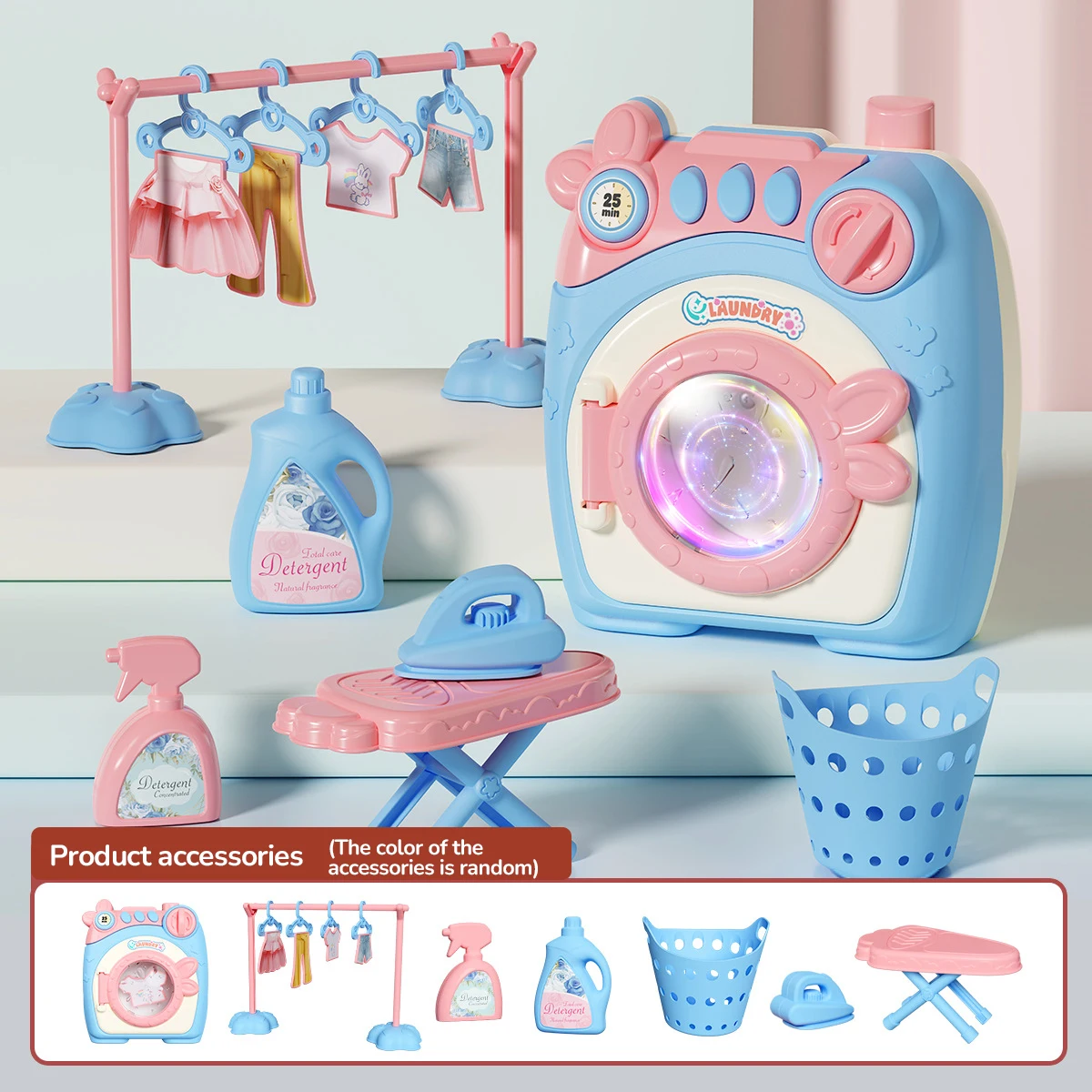 Gesimuleerd huis Keukenspeelgoed Mini-keukenteller Set Leuk huis Veilig spelen Stevig kinderen Huishoudelijk keukenspeelgoed