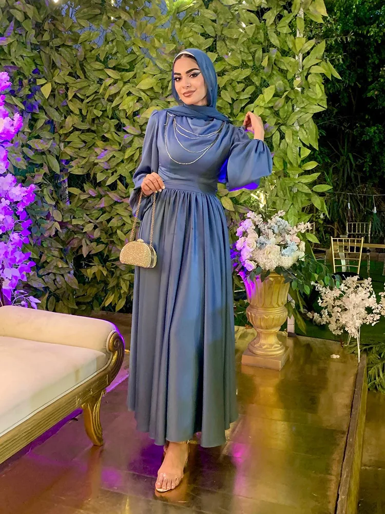 Jirocum Long Sleeve Muslim Prom Gowns A Line Elegant Evening Gown Party customized Formal Occasion Dresses vestidos para mujer